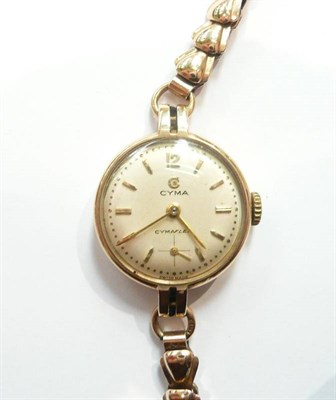Lot 182 - A Cyma lady's wristwatch