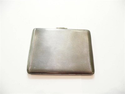 Lot 200 - A silver cigarette case