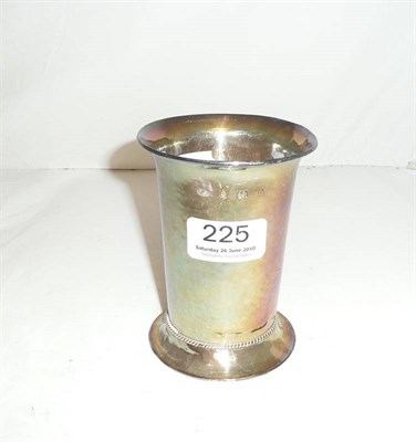 Lot 225 - Silver beaker by A E Jones