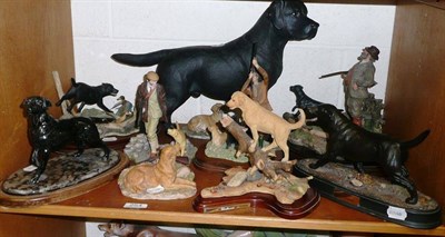 Lot 254 - Ten assorted labrador groups etc