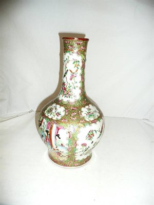 Lot 273 - A Canton bottle vase