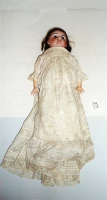 Lot 277 - J.V. French bisque head doll