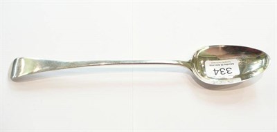 Lot 334 - A George III silver basting spoon, London 1783