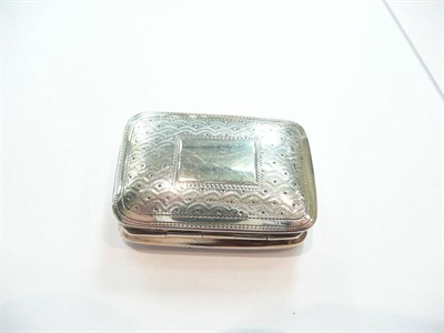 Lot 345 - Georgian silver vinaigrette