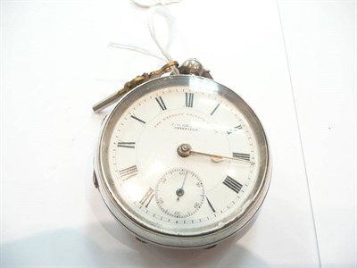 Lot 355 - A silver pocket watch