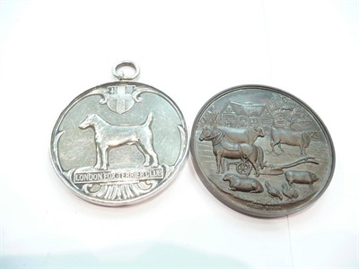 Lot 358 - Two medals (one silver and one bronze)