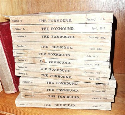 Lot 367 - The Foxhound, Periodical 12 vols and boxing book