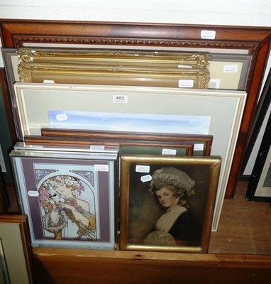 Lot 462 - Ten assorted prints including one of Boston sheep fair