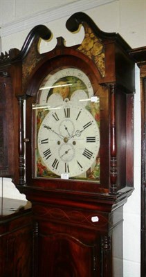 Lot 516 - A mahogany eight day longcase clock, inscribed George Graham, Cockermouth