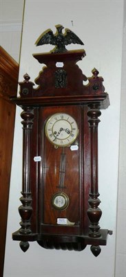 Lot 521 - Vienna type wall clock