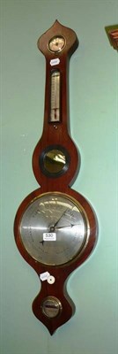 Lot 530 - Rosewood banjo barometer