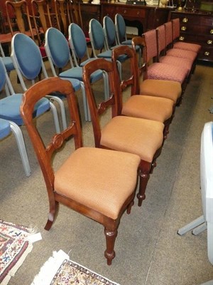 Lot 591 - Four Victorian dining chairs