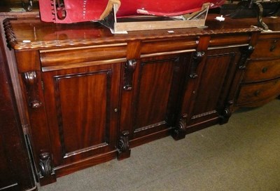 Lot 628 - Victorian mahogany sideboard