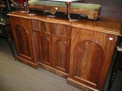 Lot 637 - Victorian mahogany sideboard