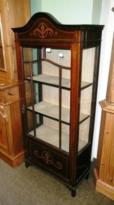 Lot 651 - Edwardian painted mahogany China Cabinet