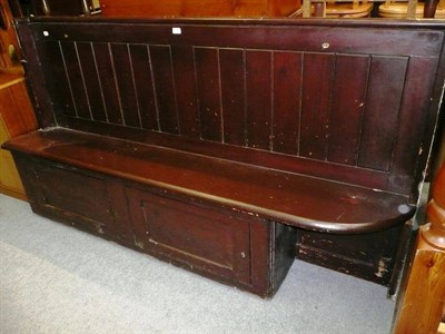 Lot 714 - Church pew (taken from Kirkby Malzeard Methodist Church)