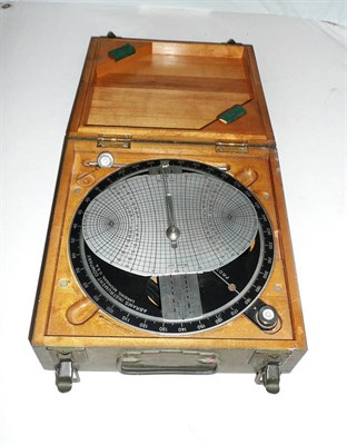 Lot 1002 - A U.S.Army Sun Compass by Abrams Instrument Company, Michigan, produced during W.W.II in the...