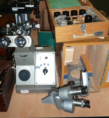 Lot 1018 - An Electrically Powered Metallurgical Microscope by Olympus, Tokyo, serial number B.230952,...