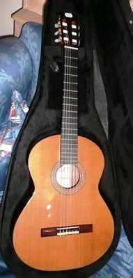 Lot 1051 - A Jose Ramirez R1 Classical Guitar, with ebony fingerboard, solid Canadian red cedar top,...