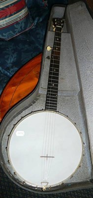 Lot 1067 - An S.S. Stewart 'Universal Favourite' Five String G Banjo, serial number 51557, the one piece...