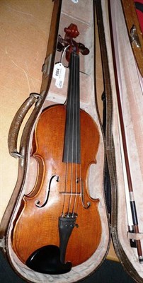 Lot 1084 - An Early 20th Century Italian Violin, labelled 'Carlo Storioni, Cremonensis Facebat 1905', with...