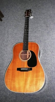 Lot 1086 - A Martin D-28 P Acoustic Guitar with EMG Pick-up, serial number 511570, with Sitka spruce top,...