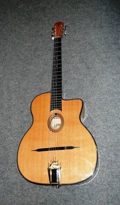 Lot 1087 - A Gitane DG-250M Gypsy Jazz Acoustic Guitar, numbered 3273, with maple back, sides and neck,...