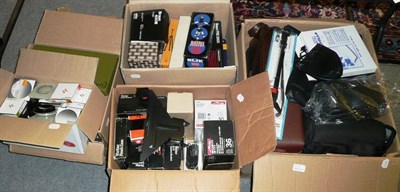 Lot 1138 - A Large Collection of Camera Accessories, including a quantity of new boxed equipment by Braun,...