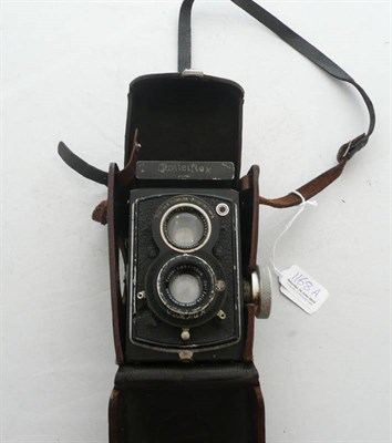 Lot 1168A - A Rolleiflex Standard Camera No.441023, with Tessar f3.5 75mm lens no.1644030, in a stitched...