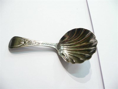 Lot 50 - Georgian silver caddy spoon