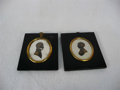 Lot 1246 - William Miers (1793-1863) & John Field, circa 1825: Profile Bust Portrait of  a Midshipman,...