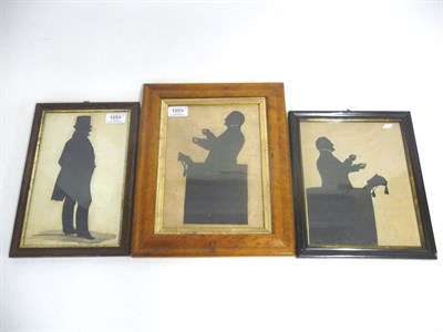 Lot 1253 - Attributed to Augustin Amant Constant Fidele Edouart (1789-1861): A Cut-Out Silhouette of the Rev C