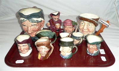 Lot 4 - Assorted Royal Doulton and other toby jugs