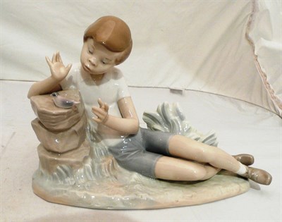 Lot 18 - Lladro figure of a young boy