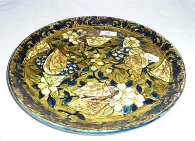 Lot 30 - Doulton faience charger