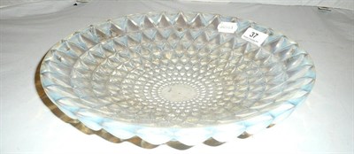 Lot 37 - R Lalique press moulded iridescent glass bowl
