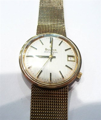 Lot 71 - A 9ct gold Accutron wristwatch signed Bulova