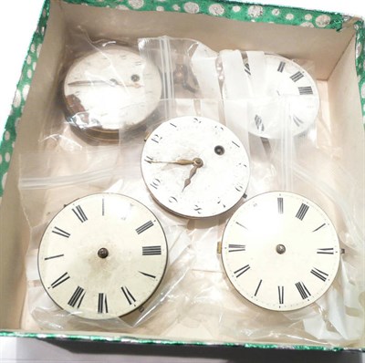 Lot 83 - Four verge pocket watch movements and a consular verge watch (5)