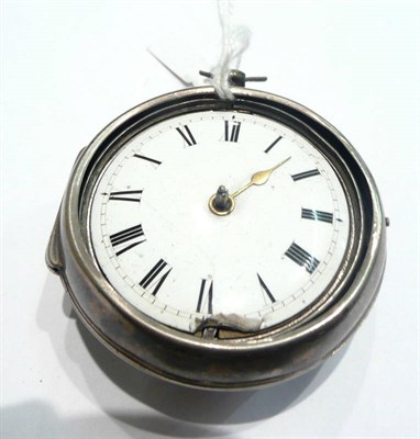 Lot 91 - A pair cased pocket watch