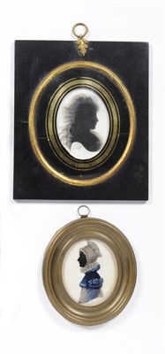 Lot 1286 - William Miers & John Field (fl.1823-1829): Profile Bust Portrait of a Young Woman, circa 1825,...