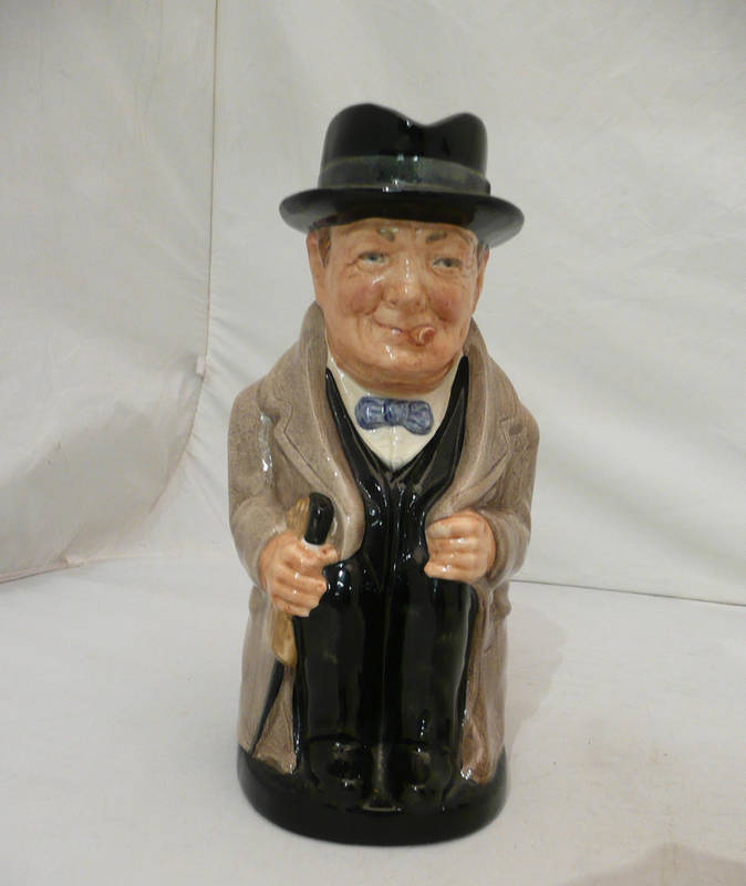 Lot 108 - Royal Doulton 'Winston Churchill' jug