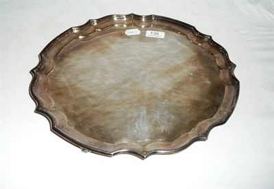 Lot 135 - Large silver salver