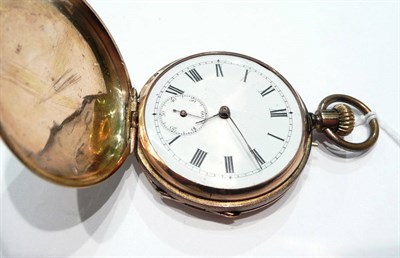 Lot 176 - 18ct gold cased pocket watch