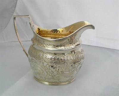 Lot 384 - George III silver cream jug, ex Shaw Collection