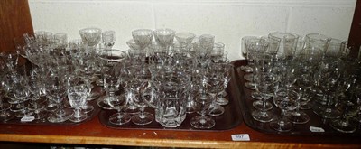 Lot 397 - A quantity of assorted 19th century and later glass (shelf)