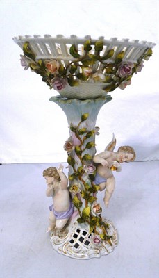 Lot 431 - A Sitzendorf centrepiece (a.f.)