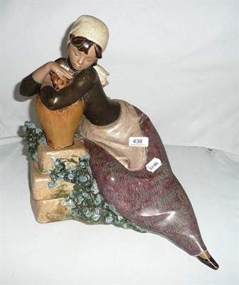 Lot 438 - Lladro figure of a girl with water urn