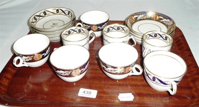 Lot 439 - Assorted 19th century and later tea wares