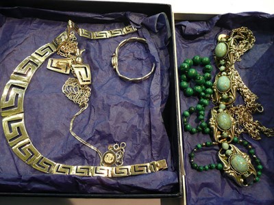 Lot 459 - Quantity of modern silver jewellery and beads