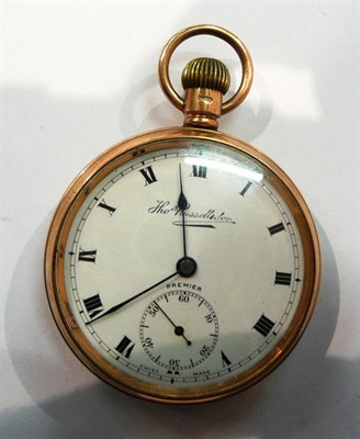 Lot 469 - 9ct gold pocket watch